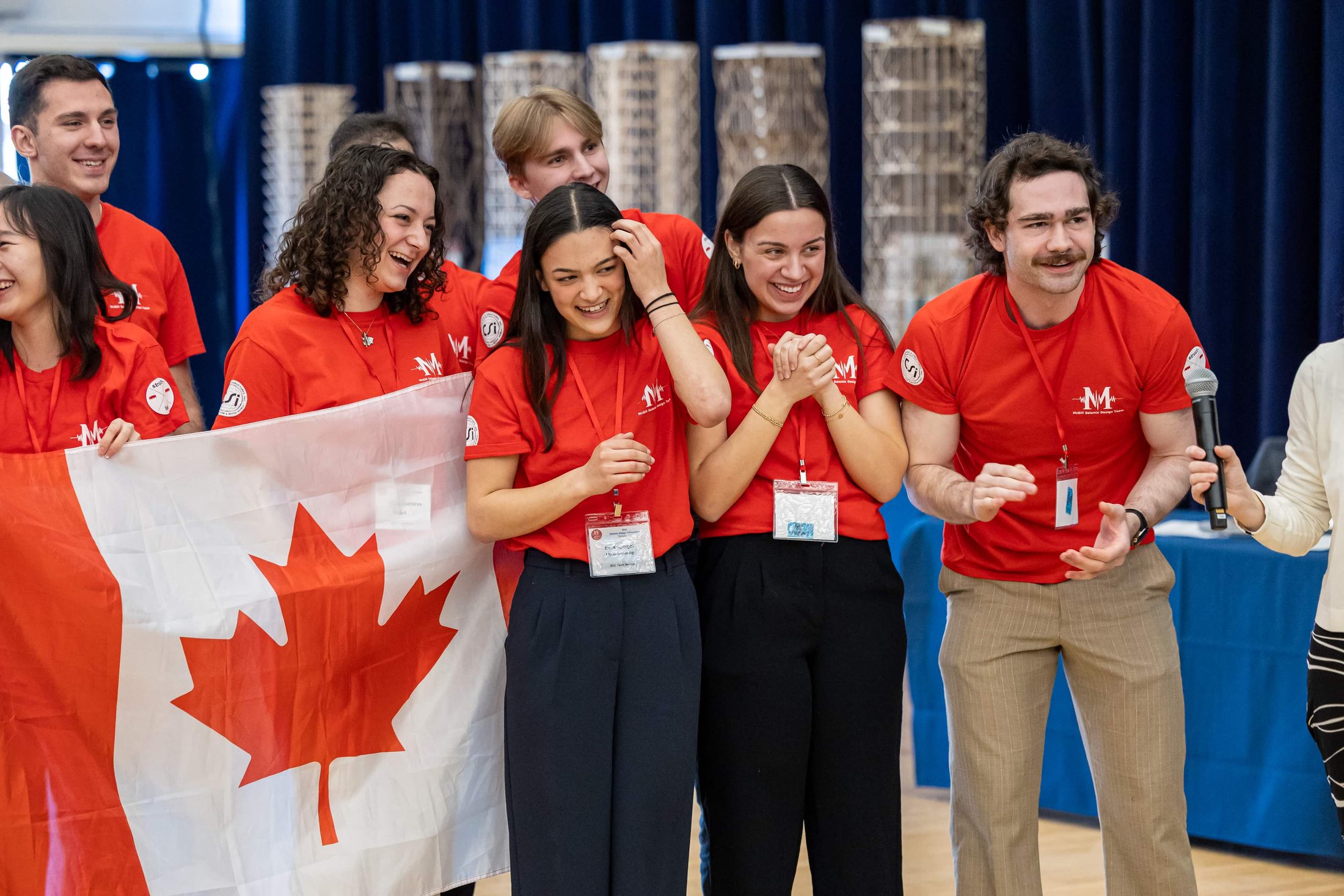 The tower presented at the EERI competition