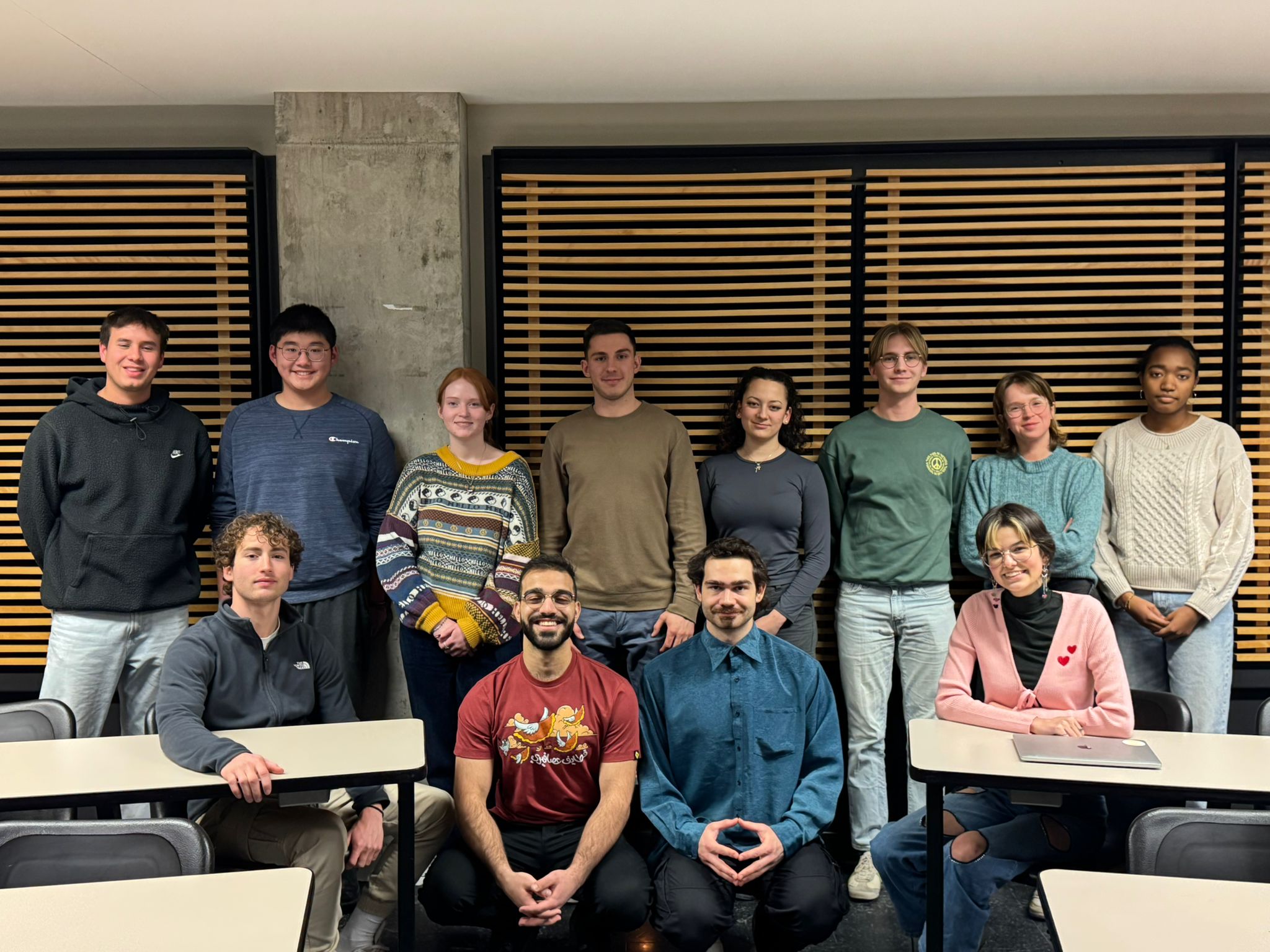 Competition tower prepared for presentation